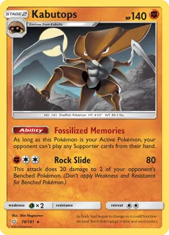Kabutops 78/181 Team Up