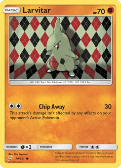 Larvitar 79/181 Team Up