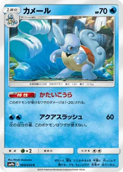 Wartortle 009/054 Full Metal Wall