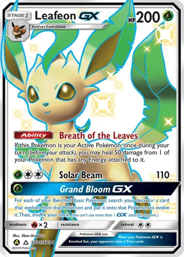 Leafeon-GX SV46/SV94 Hidden Fates Shiny Vault