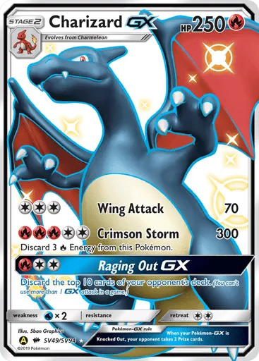 Charizard-GX SV49/SV94 Hidden Fates Shiny Vault