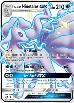 Alolan Ninetales-GX SV53/SV94 Hidden Fates Shiny Vault