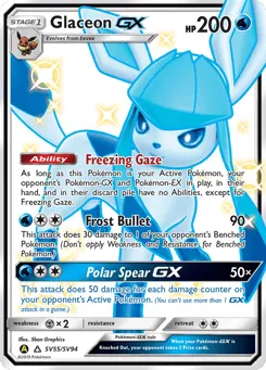 Glaceon-GX SV55/SV94 Hidden Fates Shiny Vault
