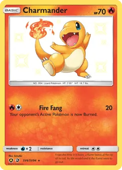 Charmander SV6/SV94 Hidden Fates Shiny Vault