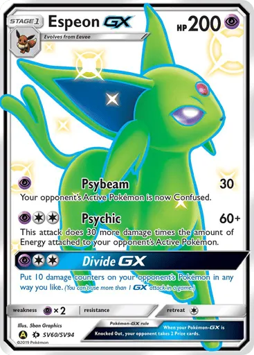 Espeon-GX SV60/SV94 Hidden Fates Shiny Vault