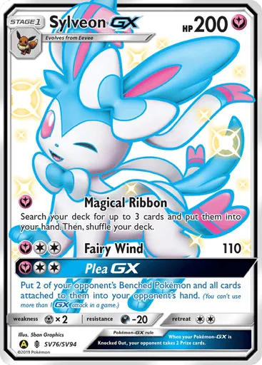 Sylveon-GX SV76/SV94 Hidden Fates Shiny Vault