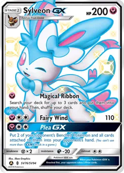 Sylveon-GX SV76/SV94 Hidden Fates Shiny Vault