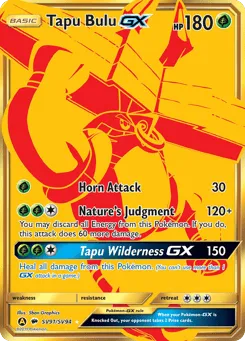 Tapu Bulu-GX SV91/SV94 Hidden Fates Shiny Vault