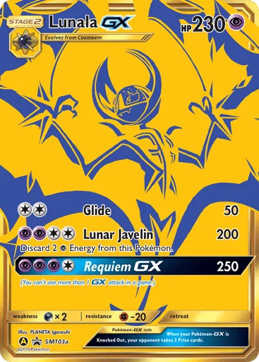 Lunala-GX SM103a SM Black Star Promos
