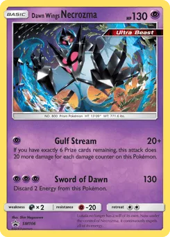 Dawn Wings Necrozma SM106 SM Black Star Promos