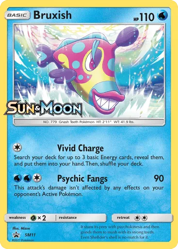 Bruxish SM11 SM Black Star Promos
