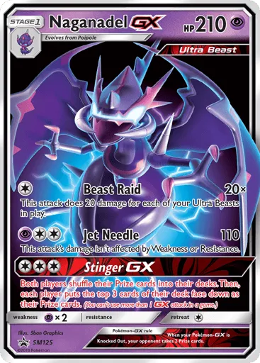 Naganadel-GX SM125 SM Black Star Promos
