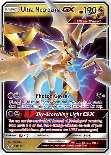 Ultra Necrozma-GX SM126 SM Black Star Promos