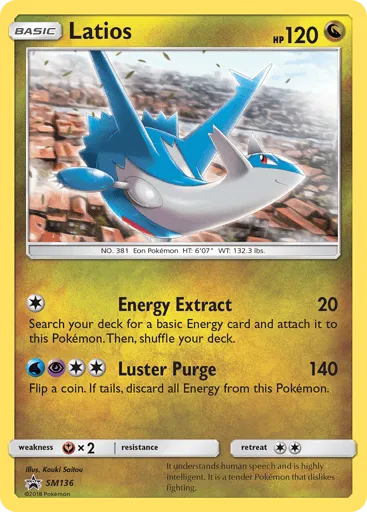 Latios SM136 SM Black Star Promos