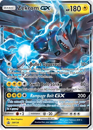 Zekrom-GX SM138 SM Black Star Promos