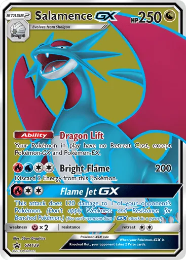 Salamence-GX SM139 SM Black Star Promos