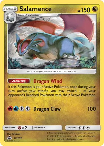 Salamence SM140 SM Black Star Promos