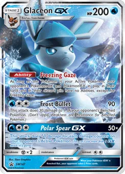 Glaceon-GX SM147 SM Black Star Promos