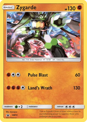 Zygarde SM15 SM Black Star Promos