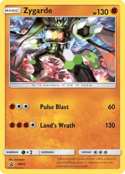 Zygarde SM15 SM Black Star Promos