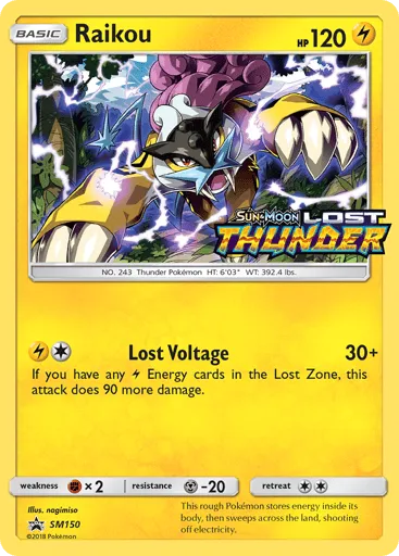 Raikou SM150 SM Black Star Promos
