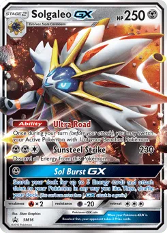 Solgaleo-GX SM16 SM Black Star Promos