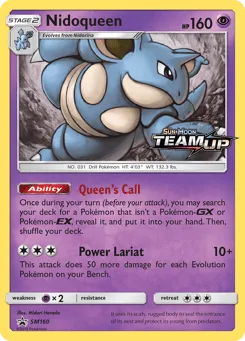 Nidoqueen SM160 SM Black Star Promos