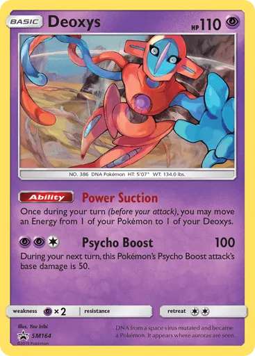 Deoxys SM164 SM Black Star Promos