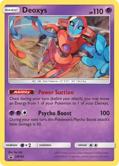 Deoxys SM164 SM Black Star Promos