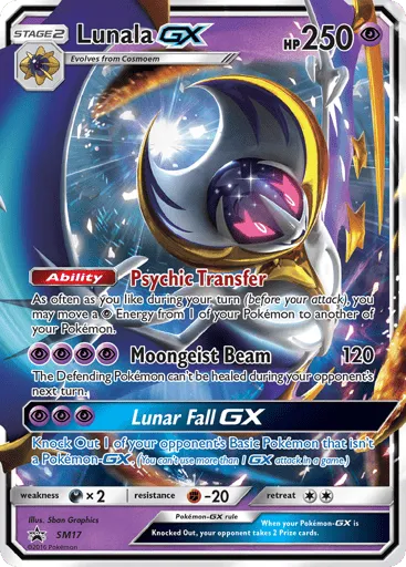Lunala-GX SM17 SM Black Star Promos