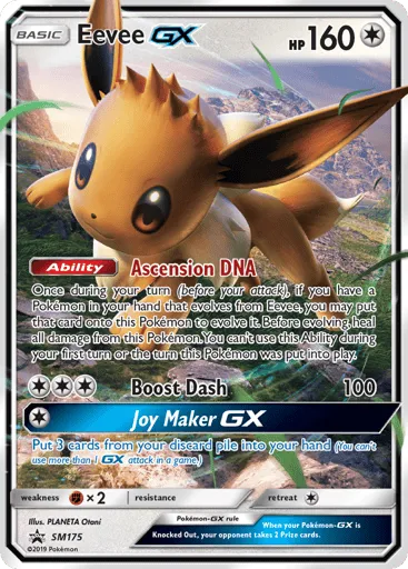 Eevee-GX SM175 SM Black Star Promos