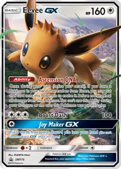 Eevee-GX SM175 SM Black Star Promos
