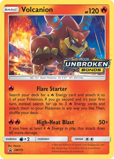 Volcanion SM179 SM Black Star Promos