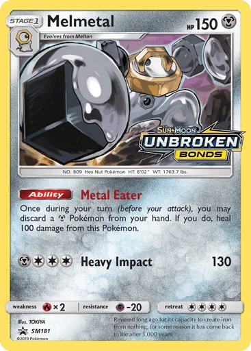 Melmetal SM181 SM Black Star Promos