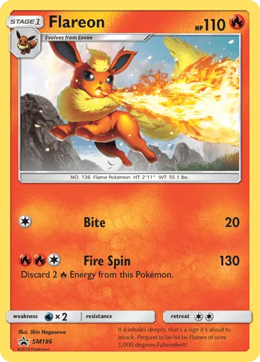 Flareon SM186 SM Black Star Promos