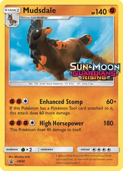 Mudsdale SM20 SM Black Star Promos
