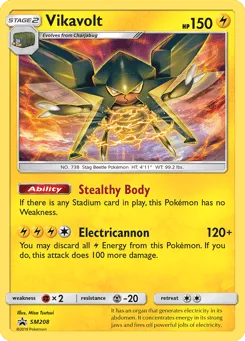 Vikavolt SM208 SM Black Star Promos