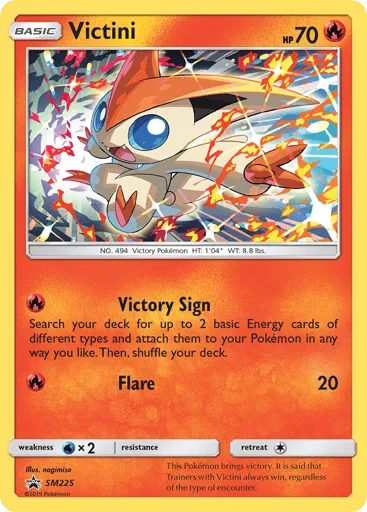 Victini SM225 SM Black Star Promos