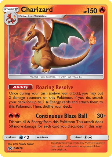 Charizard SM226 SM Black Star Promos