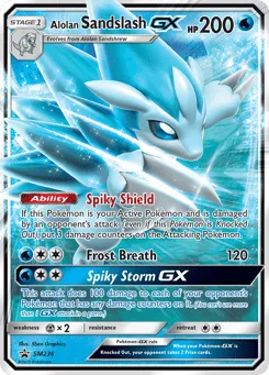 Alolan Sandslash-GX SM236 SM Black Star Promos