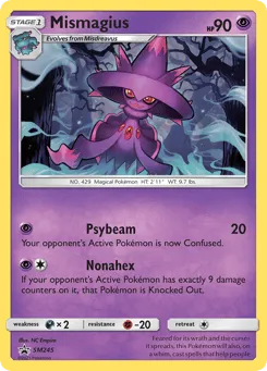 Mismagius SM245 SM Black Star Promos
