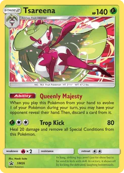 Tsareena SM26 SM Black Star Promos