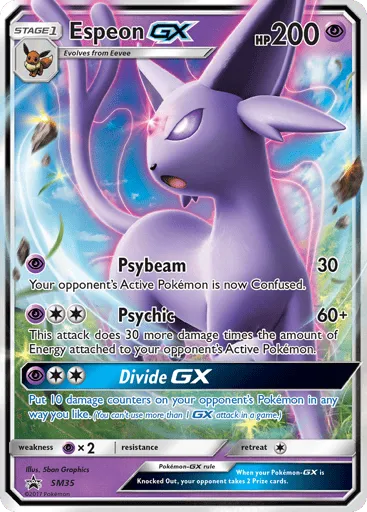 Espeon-GX SM35 SM Black Star Promos