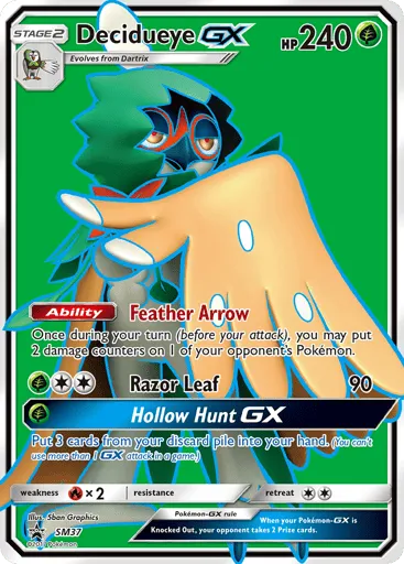 Decidueye-GX SM37 SM Black Star Promos