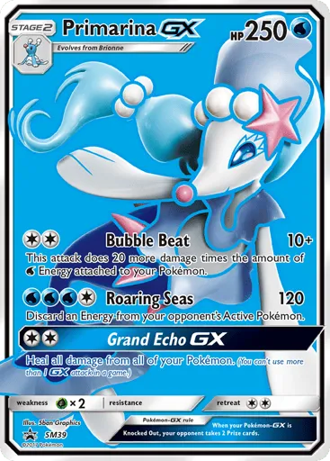 Primarina-GX SM39 SM Black Star Promos