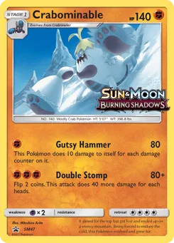 Crabominable SM47 SM Black Star Promos