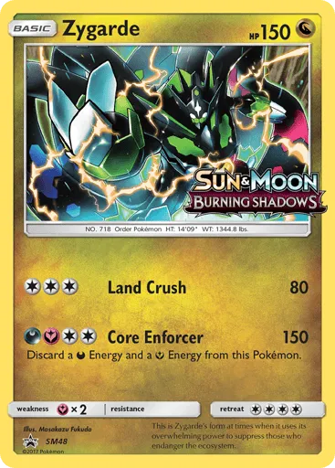 Zygarde SM48 SM Black Star Promos