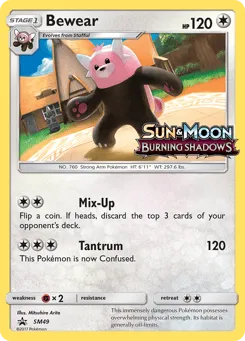 Bewear SM49 SM Black Star Promos