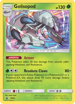Golisopod SM52 SM Black Star Promos