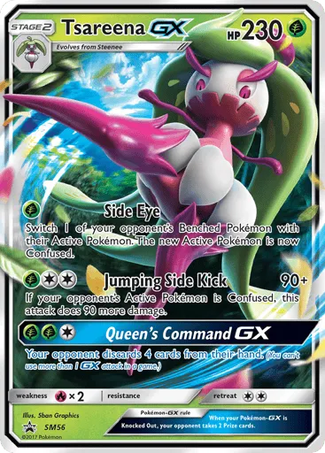 Tsareena-GX SM56 SM Black Star Promos
